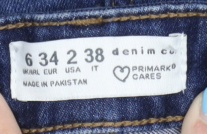 Primark Women’s Blue Skinny Jeans Size 6