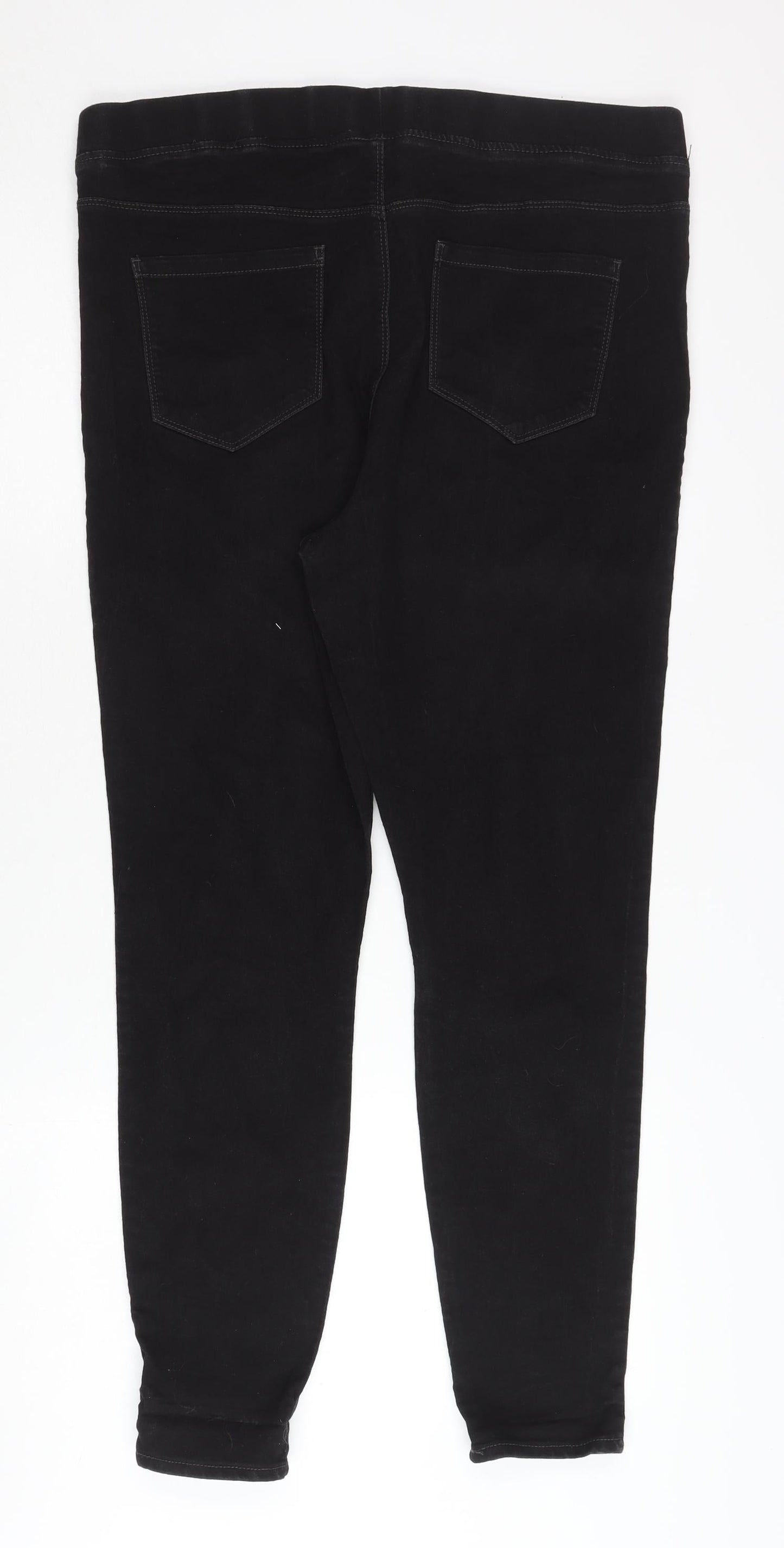 PEP&CO Women's Black Skinny Jeans, Size 16