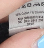 George Women's Black Straight Jeans 34 Regular