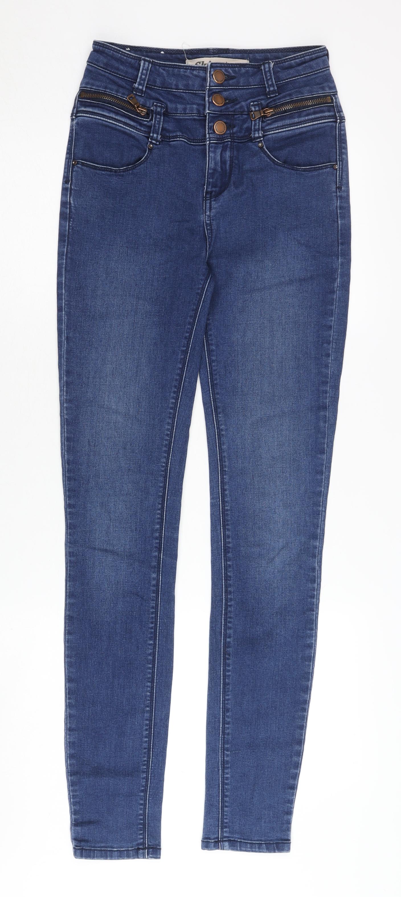 New Look Women's Blue Skinny Jeans Size 6