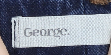 George Women's Blue Skinny Jeans Size 10-12