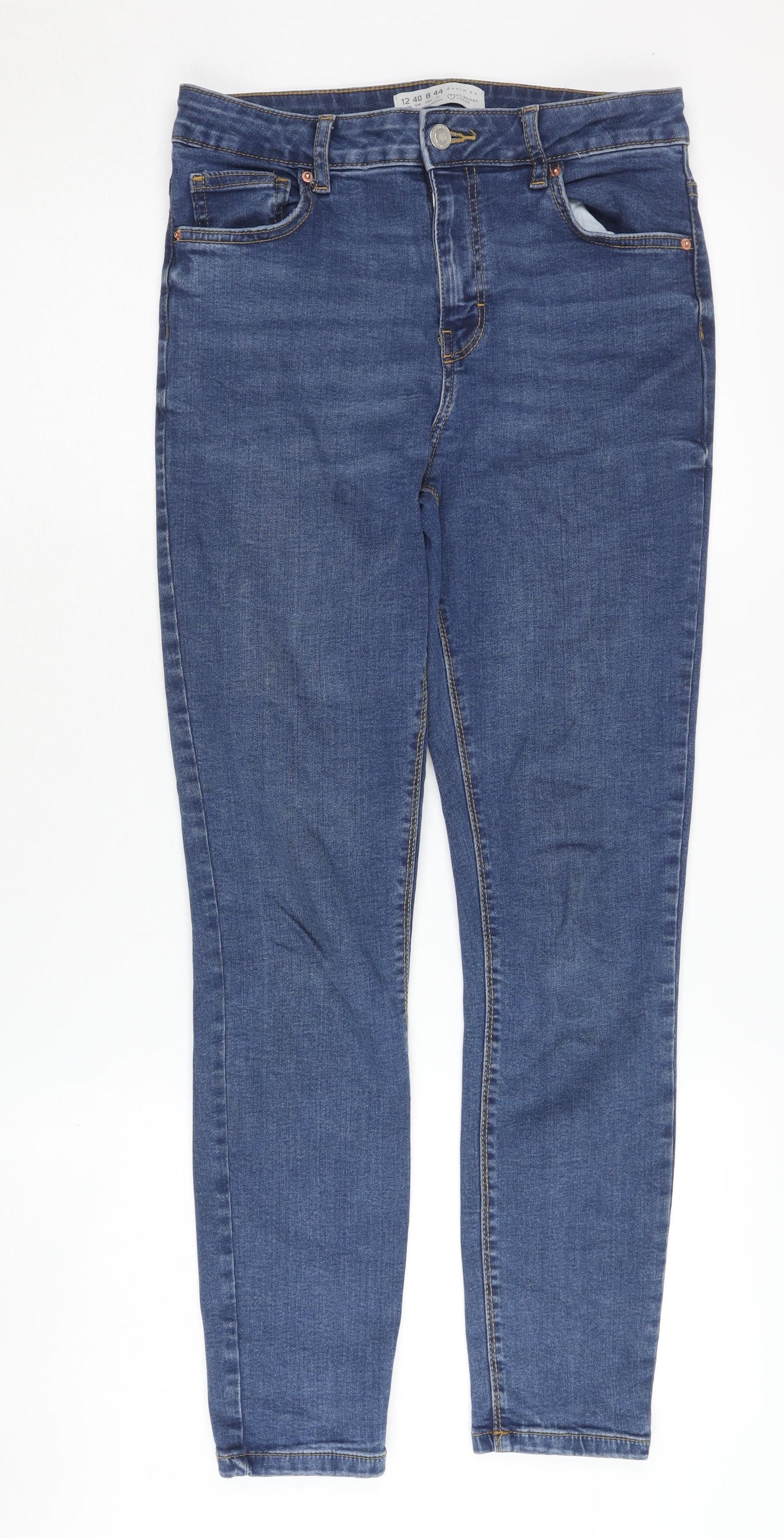 Primark Women's Blue Skinny Jeans Size 12