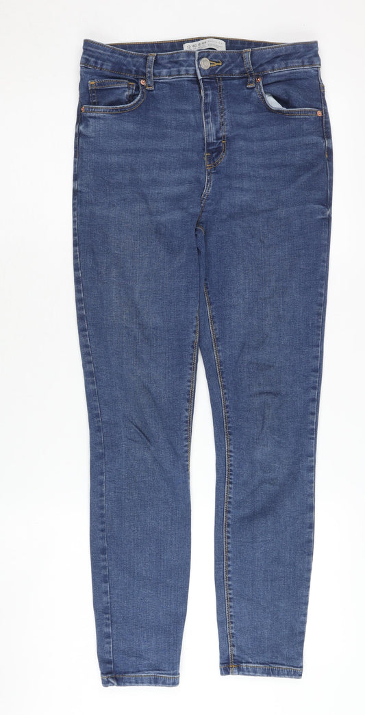 Primark Women's Blue Skinny Jeans Size 12