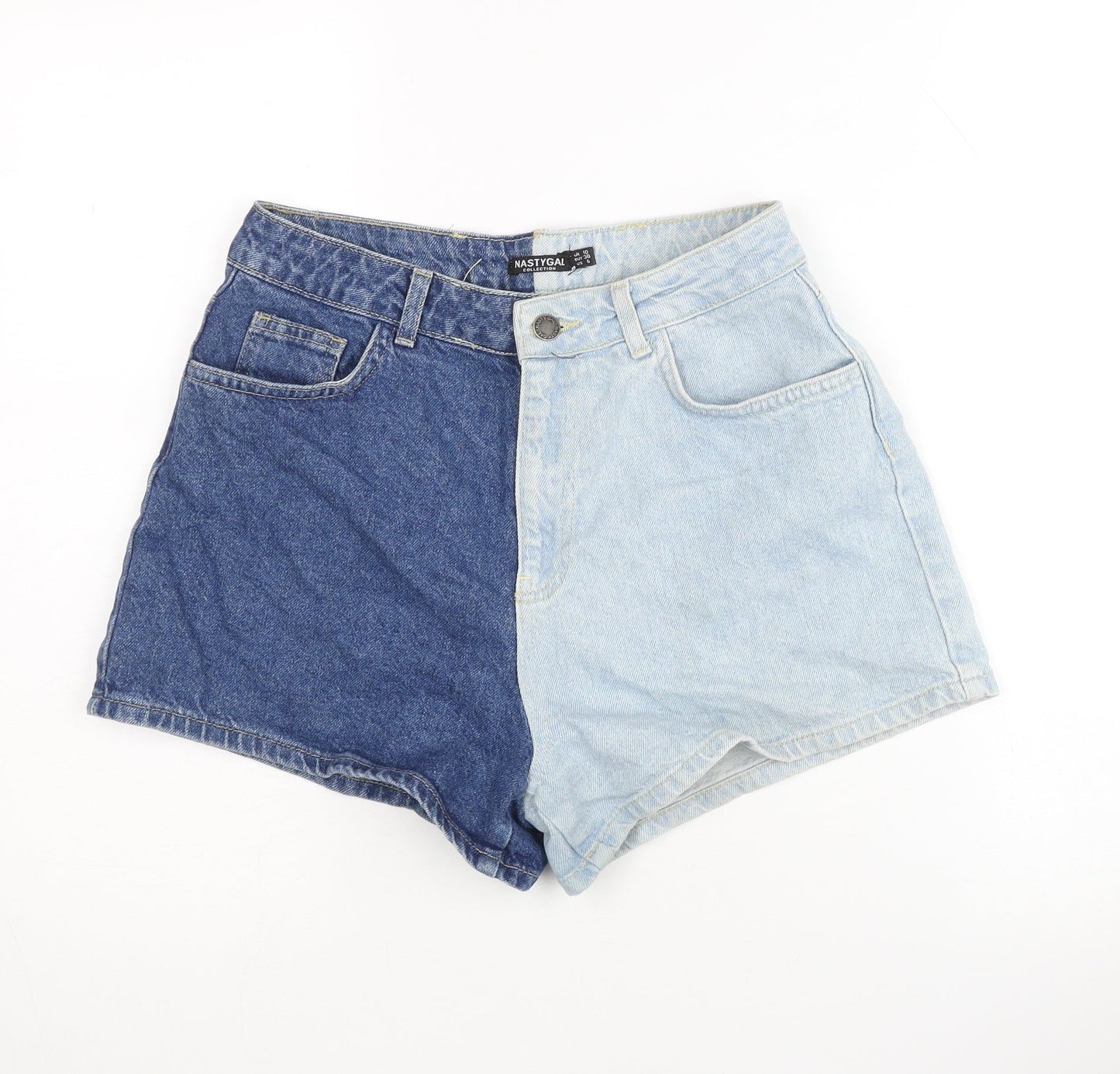 Nasty Gal Women's Multicoloured Denim Shorts Size 10