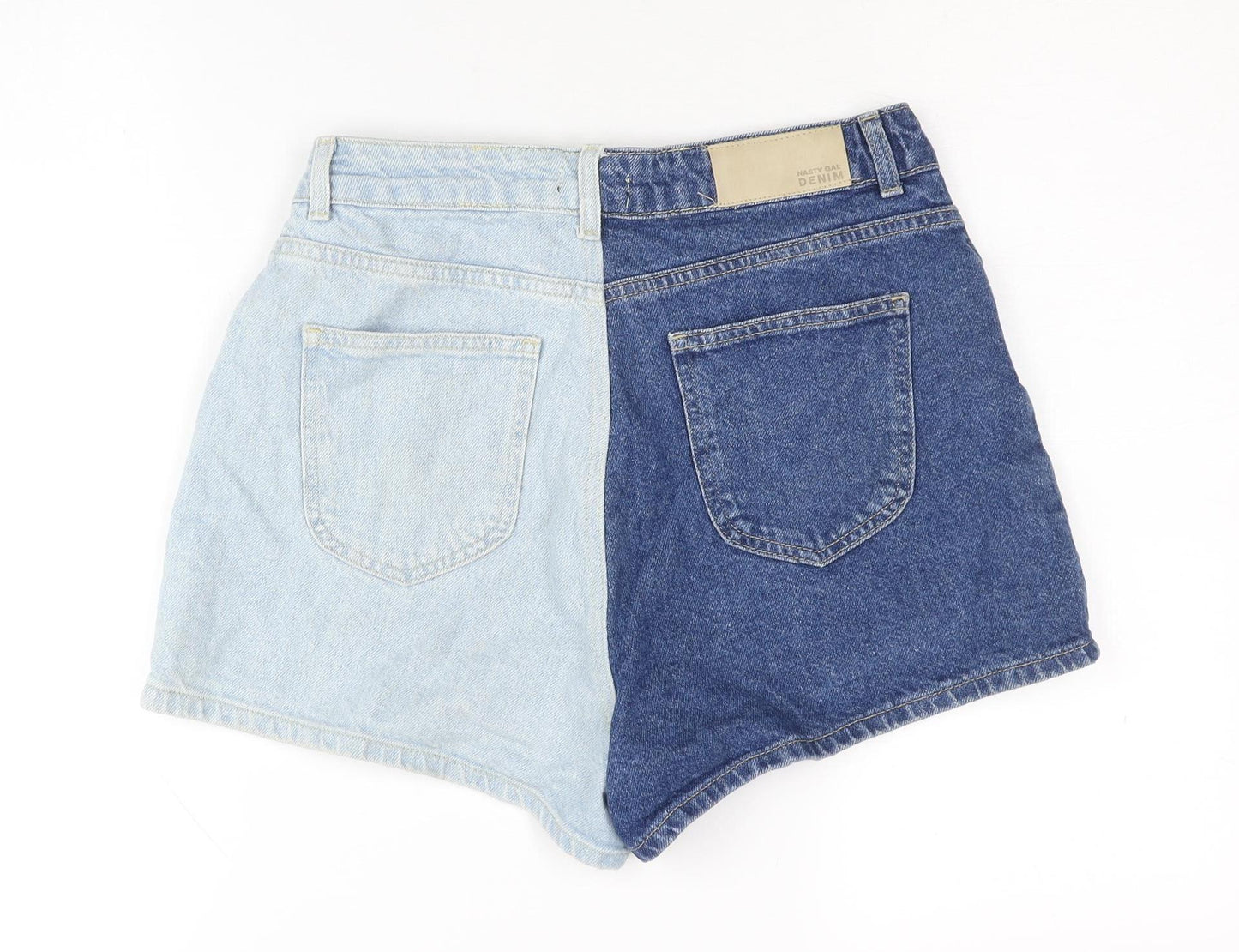 Nasty Gal Women's Multicoloured Denim Shorts Size 10