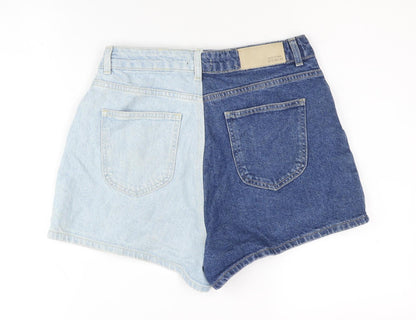 Nasty Gal Women's Multicoloured Denim Shorts Size 10