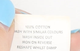 Nasty Gal Women's Multicoloured Denim Shorts Size 10