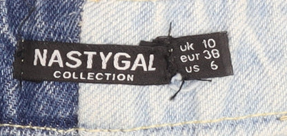 Nasty Gal Women's Multicoloured Denim Shorts Size 10