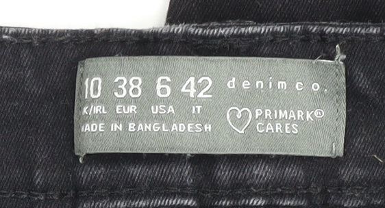 Primark Women's Black Skinny Jeans Size 10