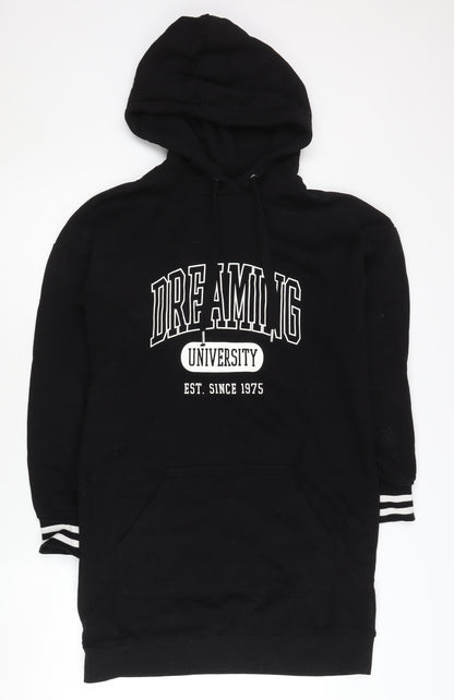 H&M Women's Black Pullover Hoodie Size 6