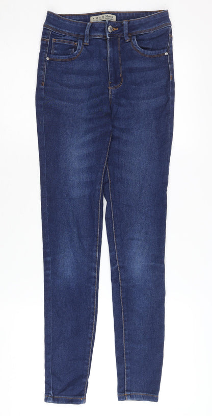 Denim Co. Women's Blue Skinny Jeans Size 4
