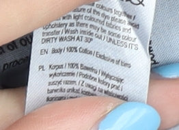 F&F Women's Blue Paperbag Jeans Size 6