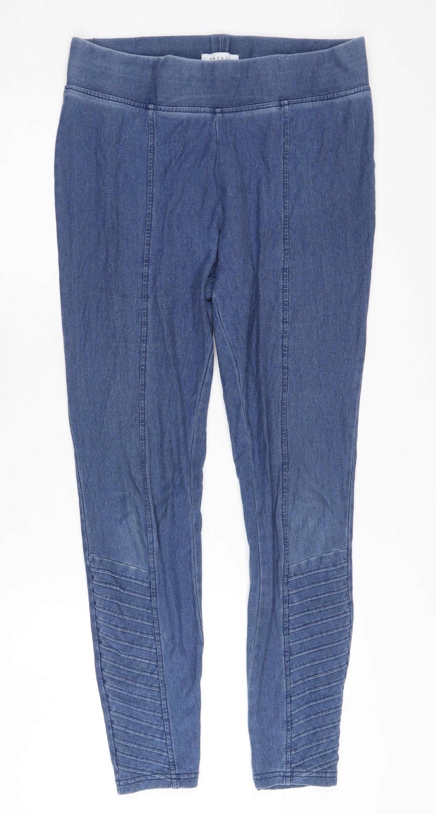 Womens UK Size 12 Papaya  Leggings Blue Leggings