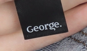 George Women's Blue Skinny Jeans Size 8