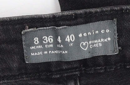 Primark Women's Black Skinny Jeans Size 8
