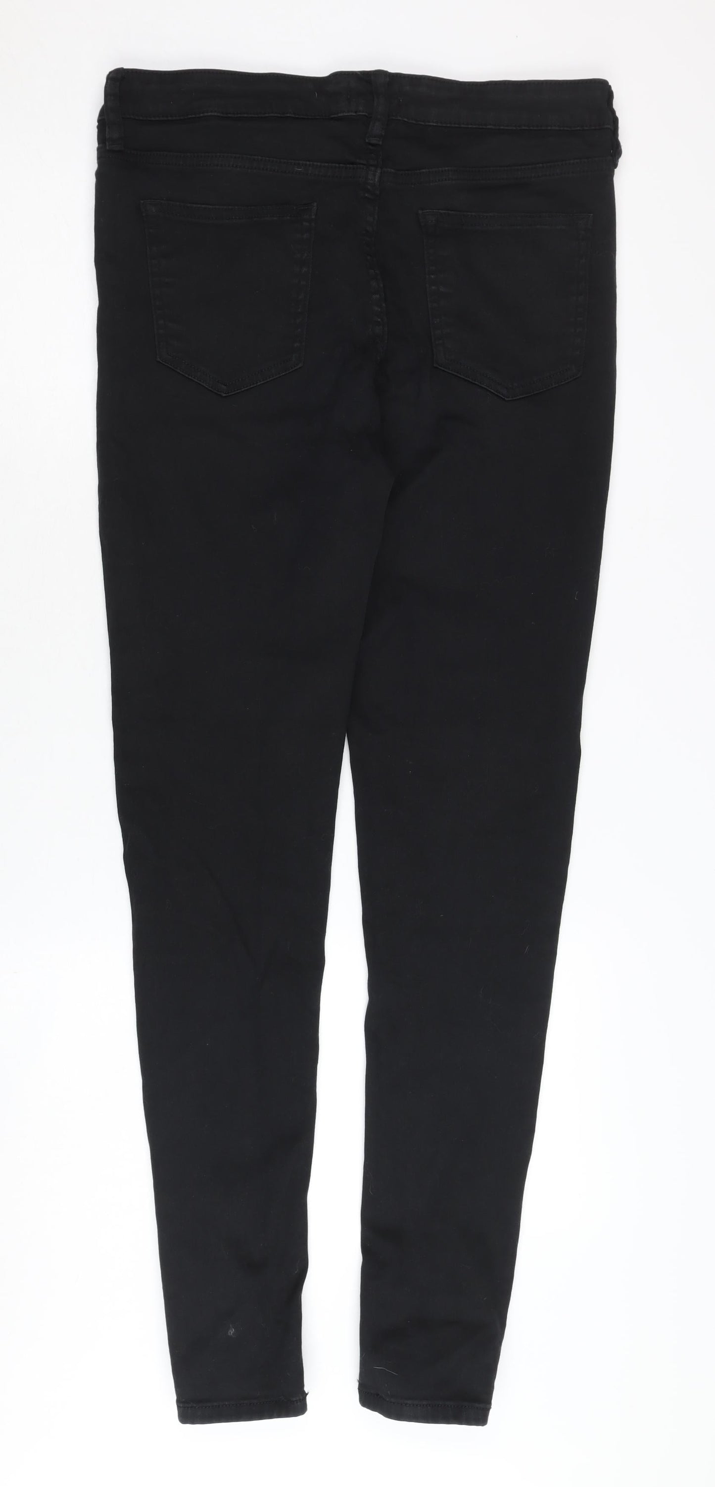 F&F Women's Black Skinny Jeans, Size 14, Regular Fit