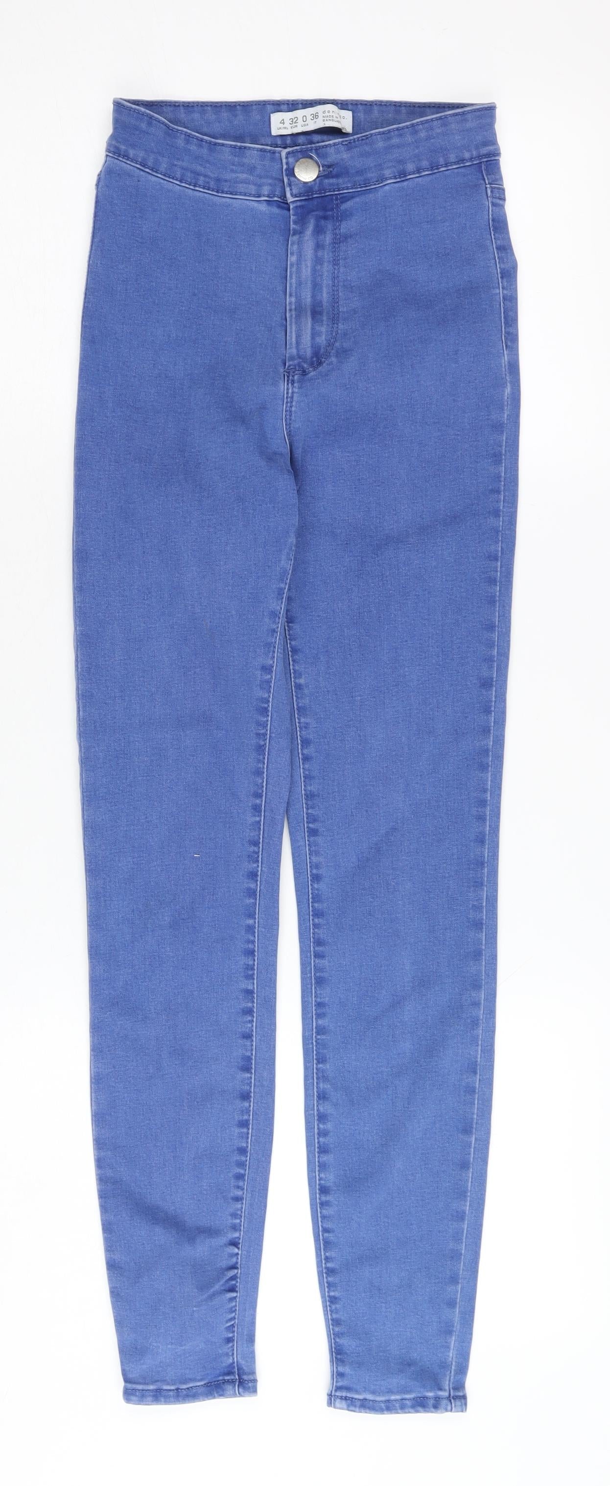Denimco Women's Blue Skinny Jeans Size 4 Slim Fit