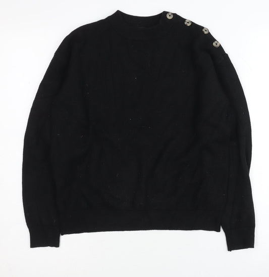 Marks and Spencer Women's Black Pullover Jumper Size S