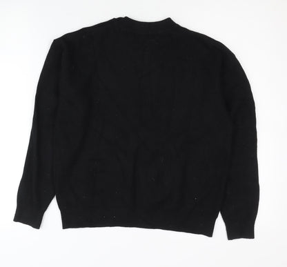 Marks and Spencer Women's Black Pullover Jumper Size S