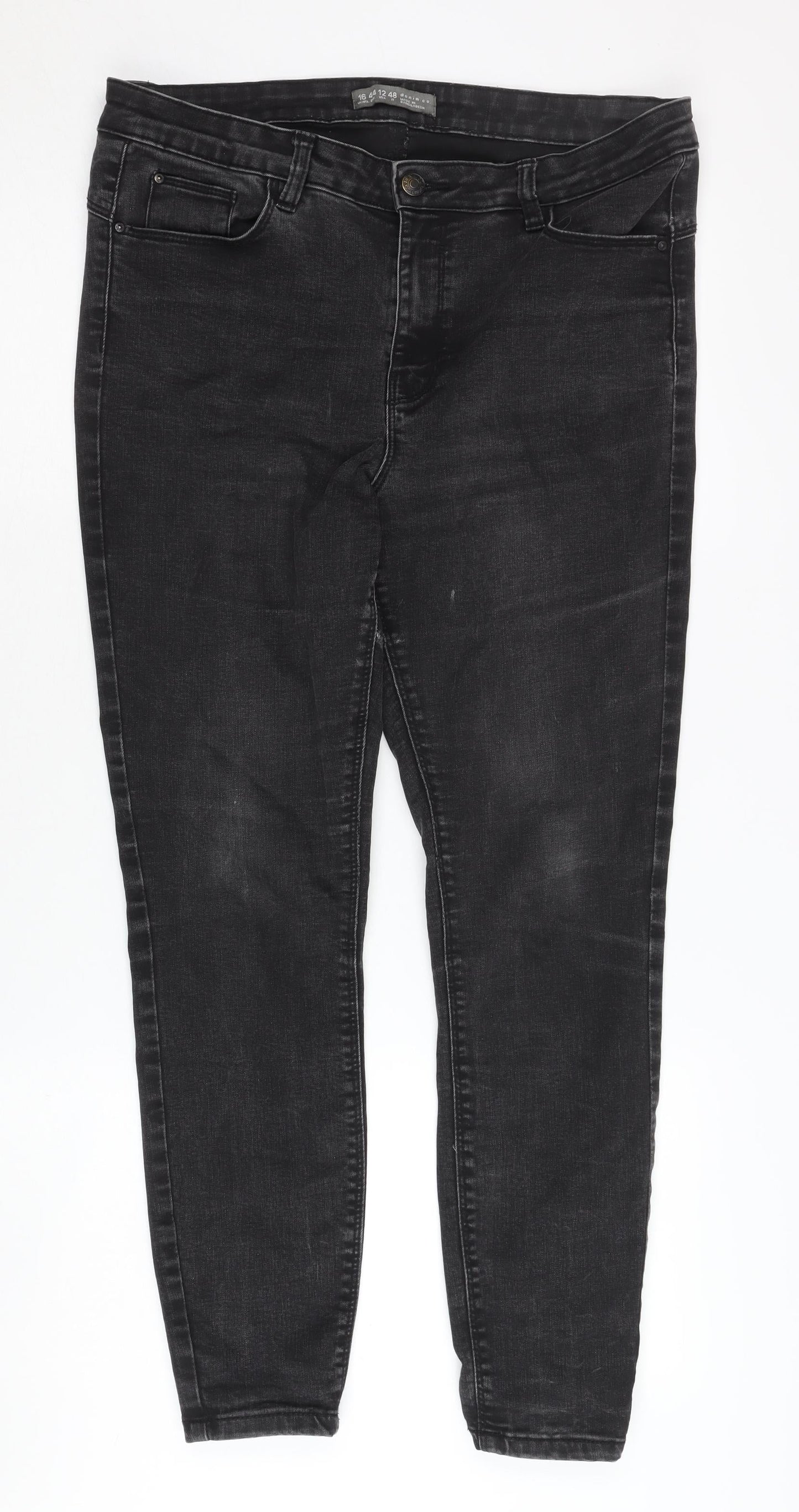 denim co Women's Black Skinny Jeans Size 16