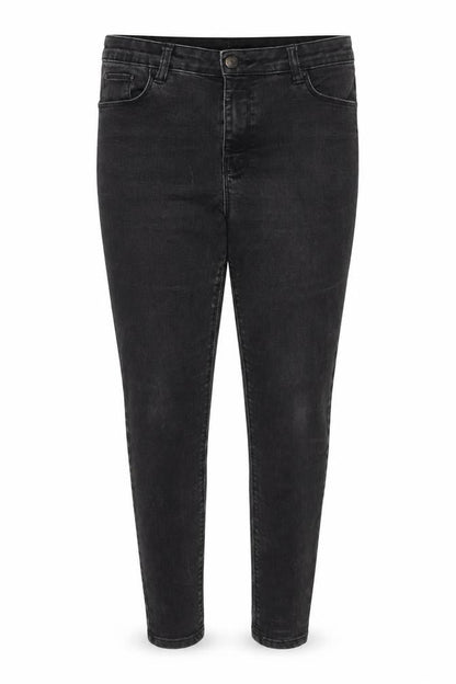 Womens UK Size 16 denim co Regular Fit Skinny Black Jeans