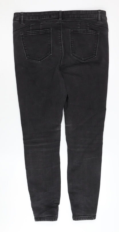 denim co Women's Black Skinny Jeans Size 16