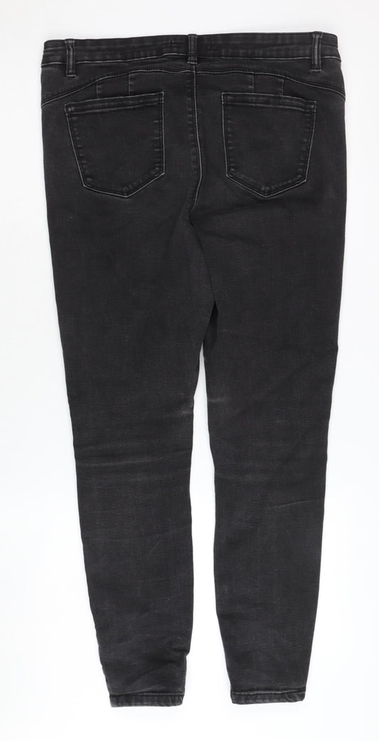 denim co Women's Black Skinny Jeans Size 16