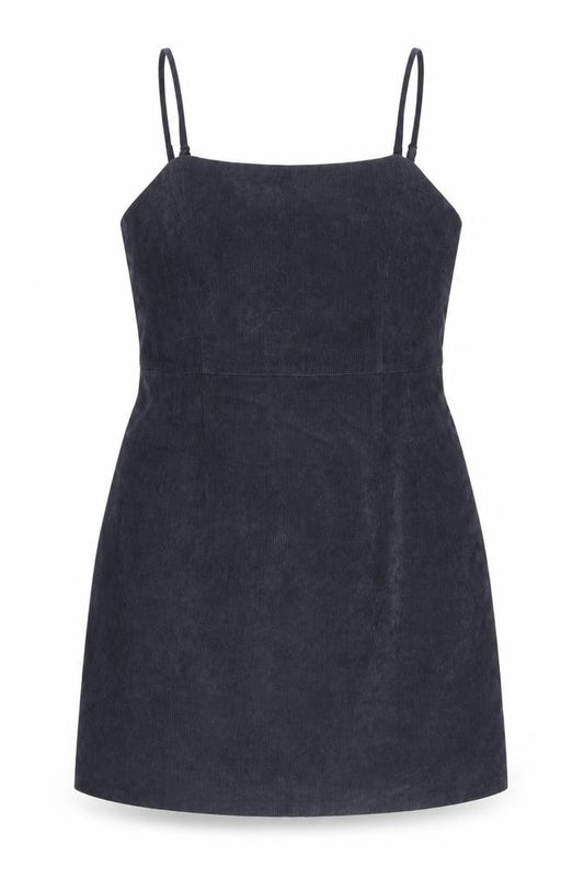 Front view of Cooperative Women's Black Slip Dress, size L