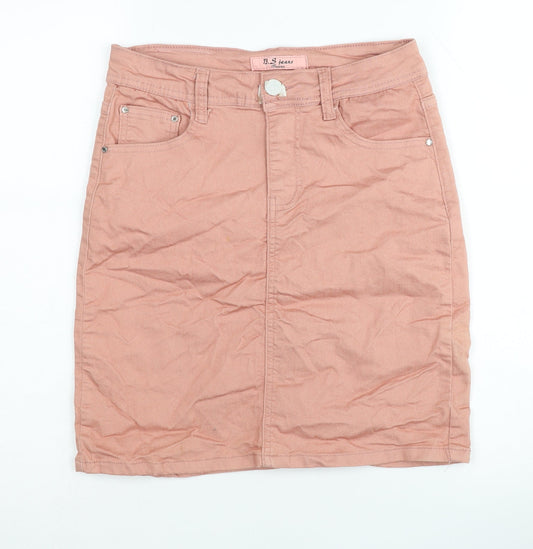 B. S Jeans Women's Pink Pencil Skirt Size 8