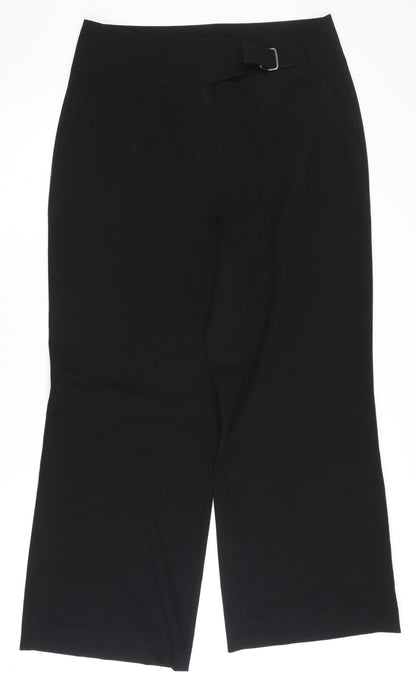 Betty Barclay Women's Black Wide-Leg Trousers Size 16