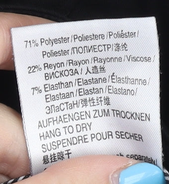 Betty Barclay Women's Black Wide-Leg Trousers Size 16