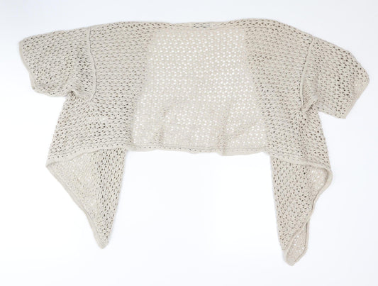 Womens UK Size L Old Navy Beige Shrug