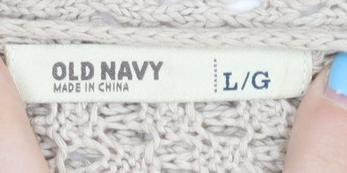 Womens UK Size L Old Navy Beige Shrug