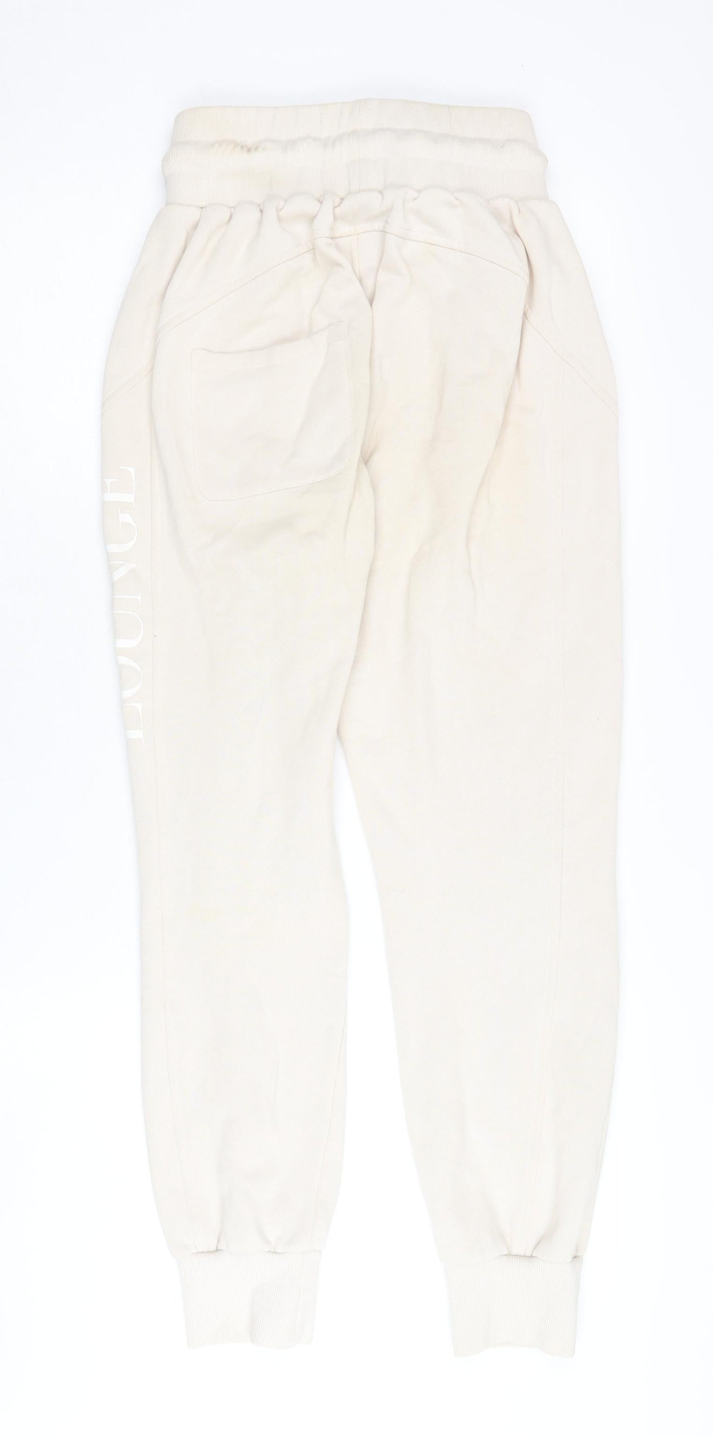 LOUNGE APPAREL Women Beige Jogger Trousers Size S