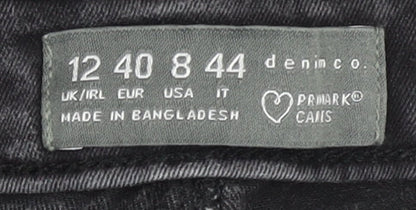 Primark Women's Black Skinny Jeans, Size 12