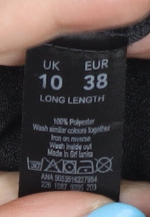 George Women's Black Trousers Size 10 Business Wear