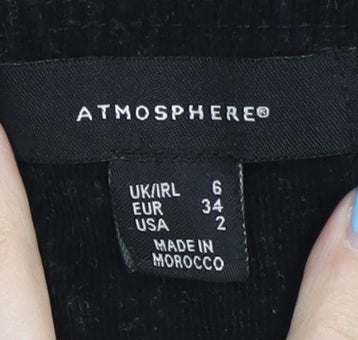 Atmosphere Women's Black Pinafore Dress Size 6