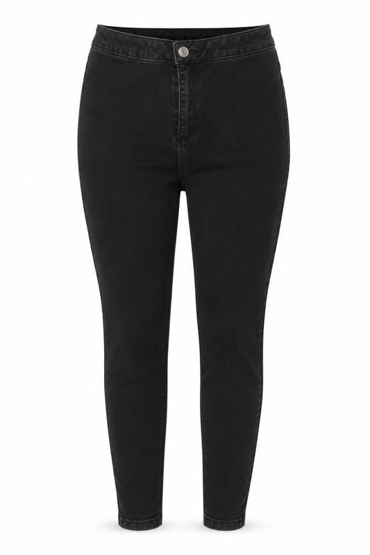 Front view of Missguided Women's Black Skinny Jeans, size 10