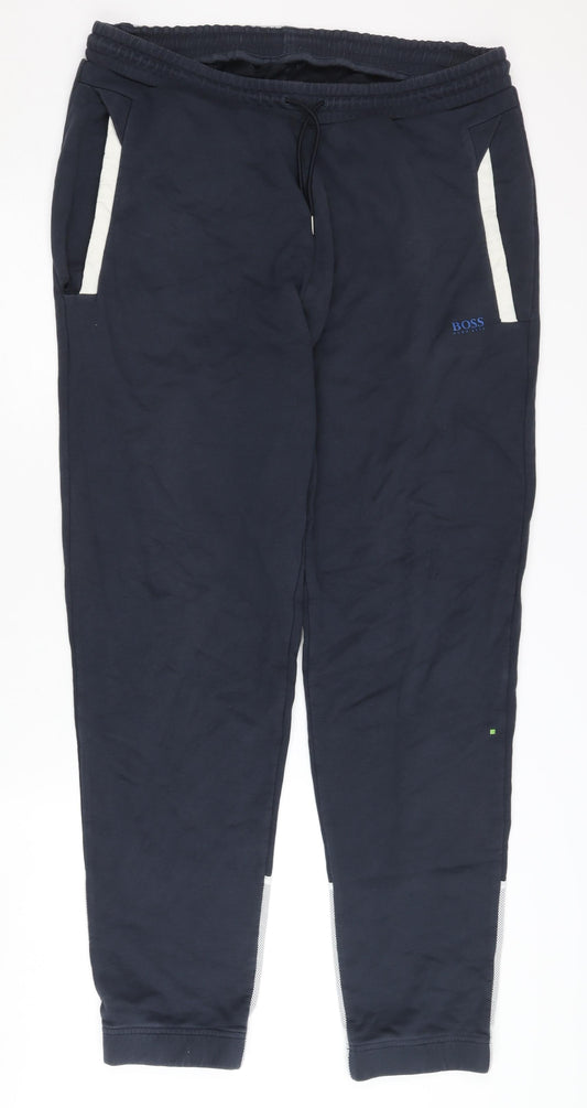 Hugo Boss Men's Blue XL Jogger Trousers