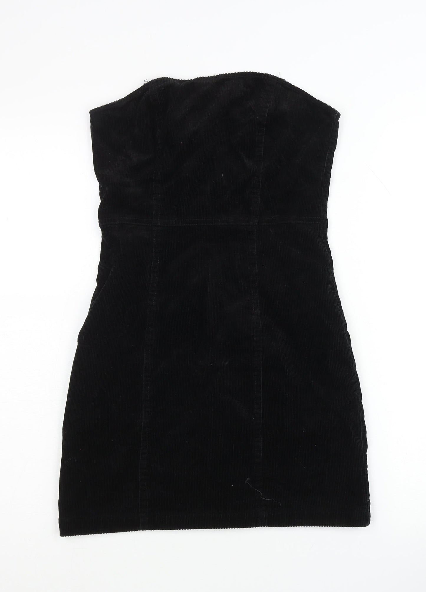 H&M Women's Black Bodycon Strapless Dress Size 10