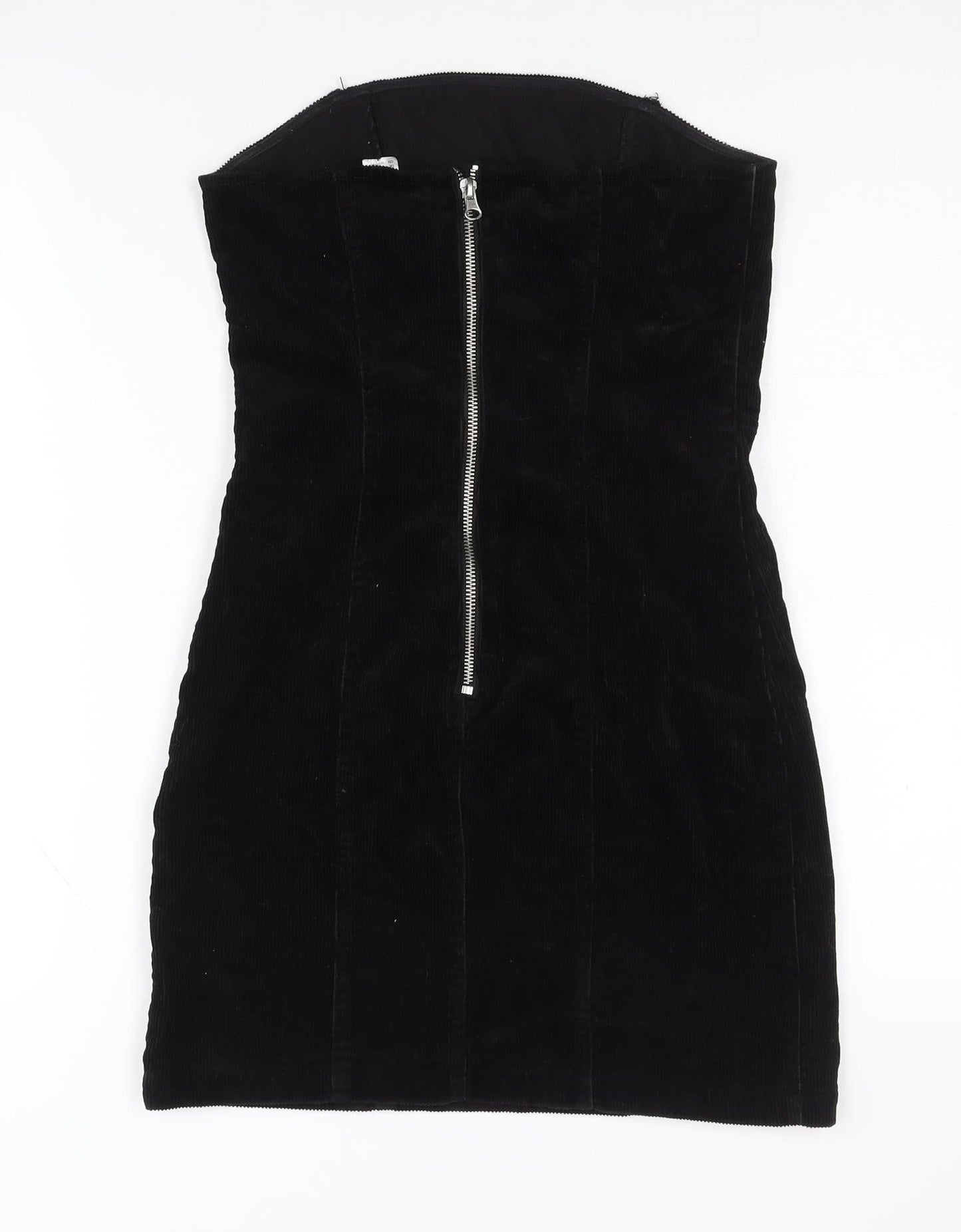 H&M Women's Black Bodycon Strapless Dress Size 10