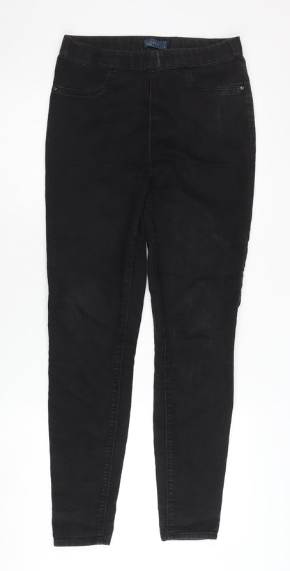 Womens UK Size 8 Papaya Slim Fit Jegging Black Jeans