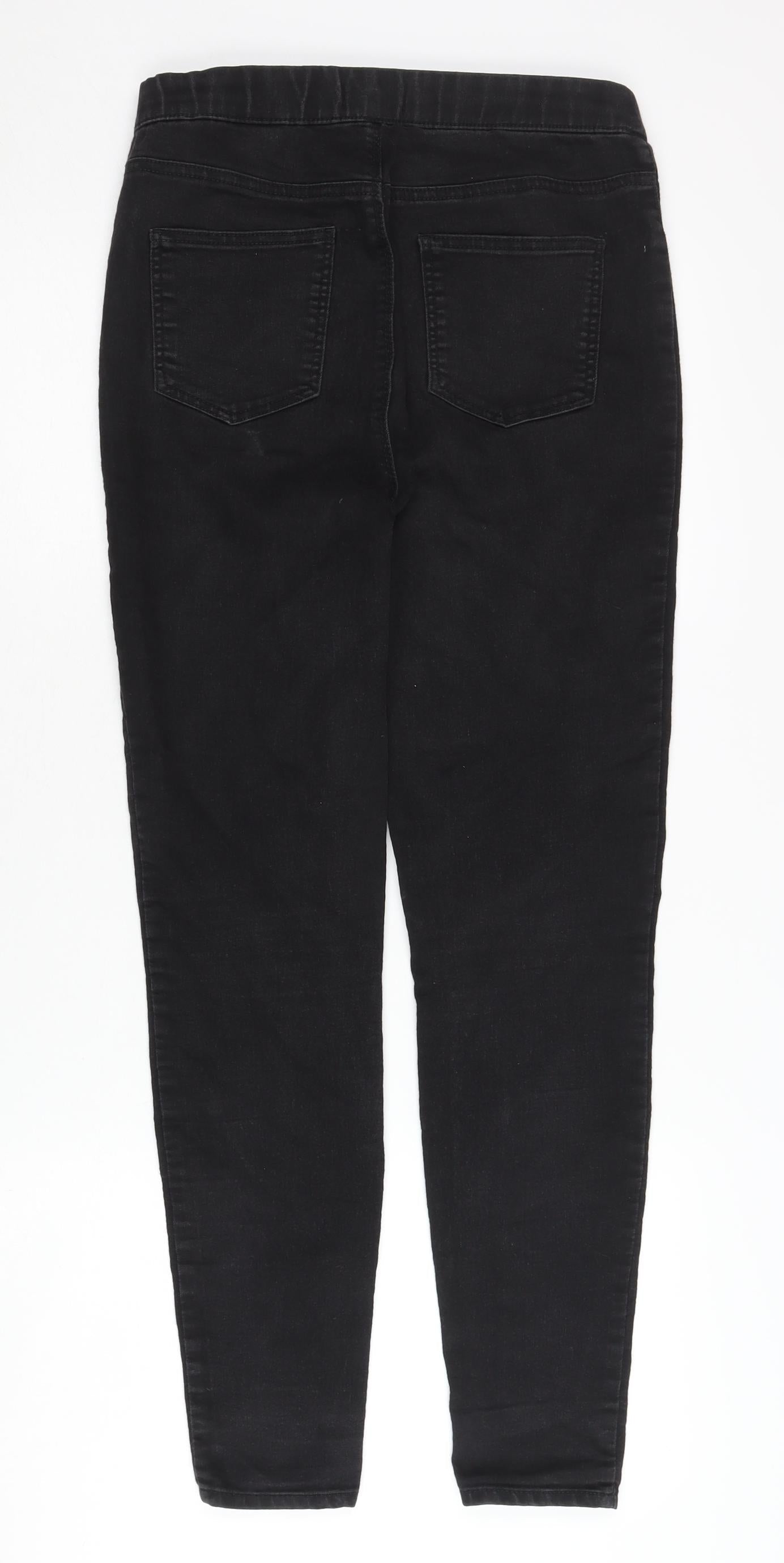 Womens UK Size 8 Papaya Slim Fit Jegging Black Jeans