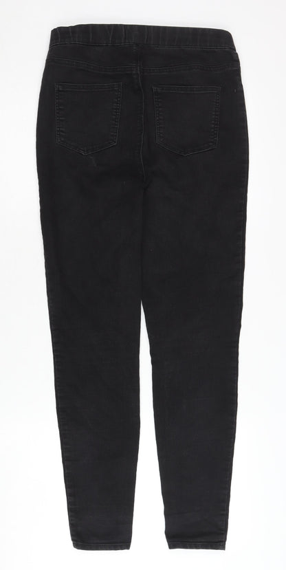 Womens UK Size 8 Papaya Slim Fit Jegging Black Jeans
