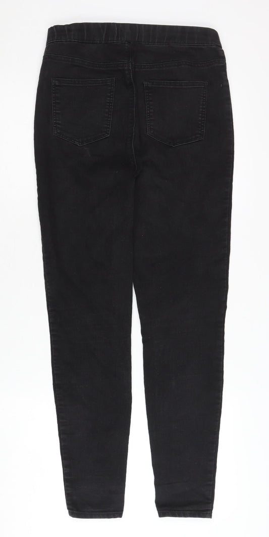 Womens UK Size 8 Papaya Slim Fit Jegging Black Jeans