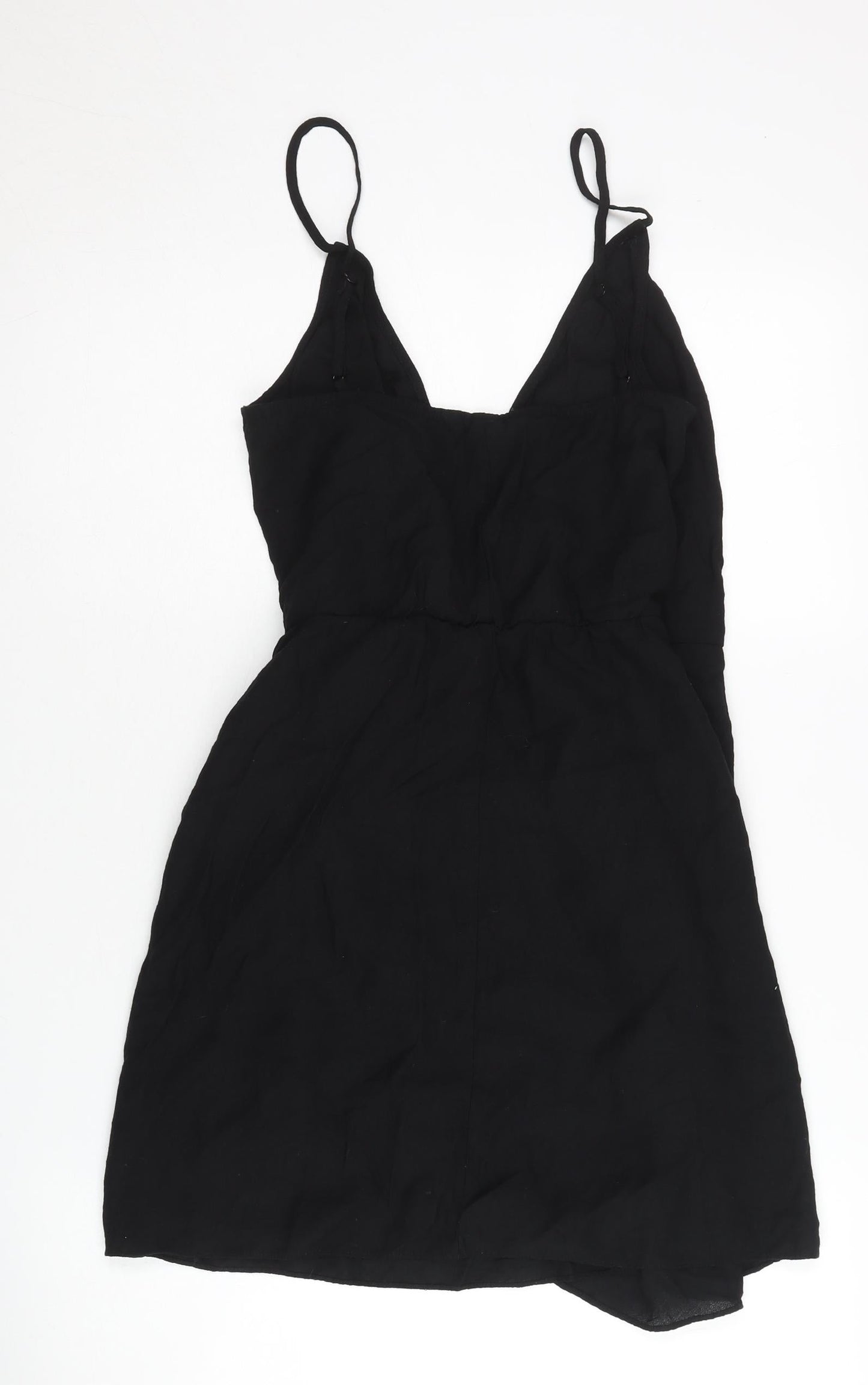 Womens UK Size S H&M Black Camisole Wrap