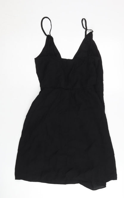 Womens UK Size S H&M Black Camisole Wrap