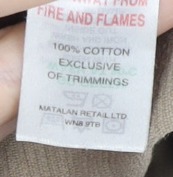 Matalan Men's Beige Corduroy Trousers 34W 30L