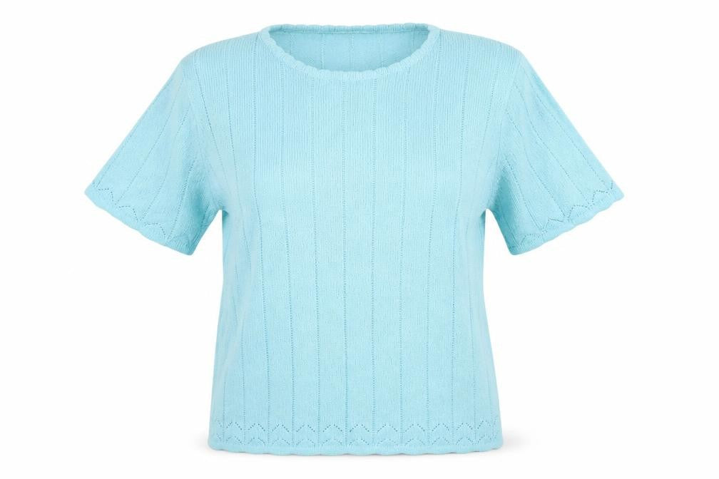 Womens UK Size 14 Berkertex Blue Pullover Jumper