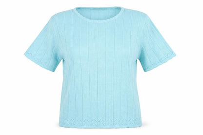 Womens UK Size 14 Berkertex Blue Pullover Jumper